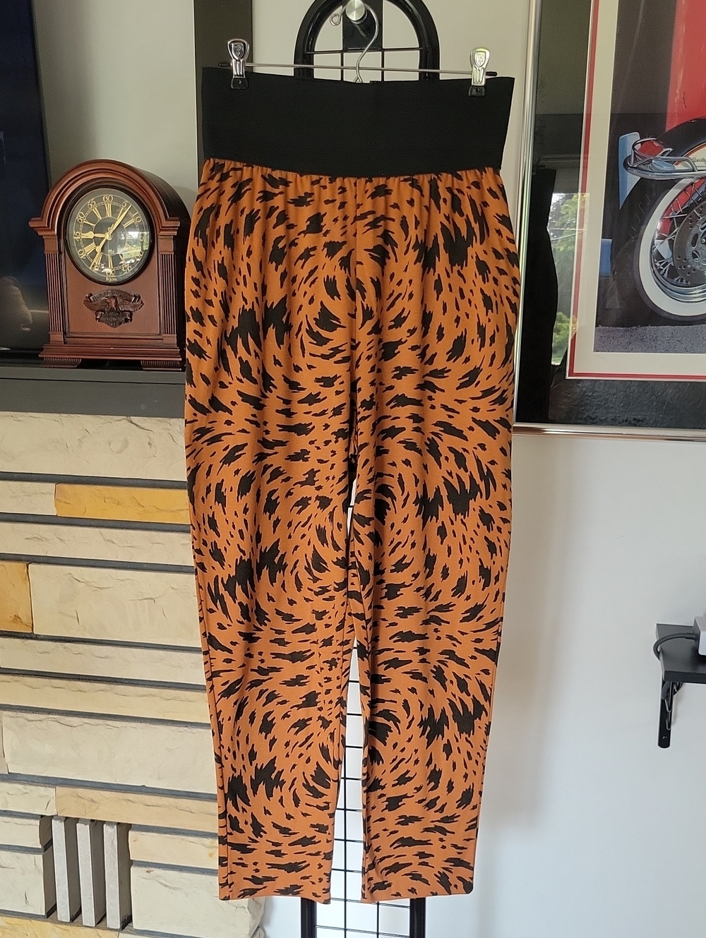 Christina Pants Large Black & Brown 80s/90s Vintage